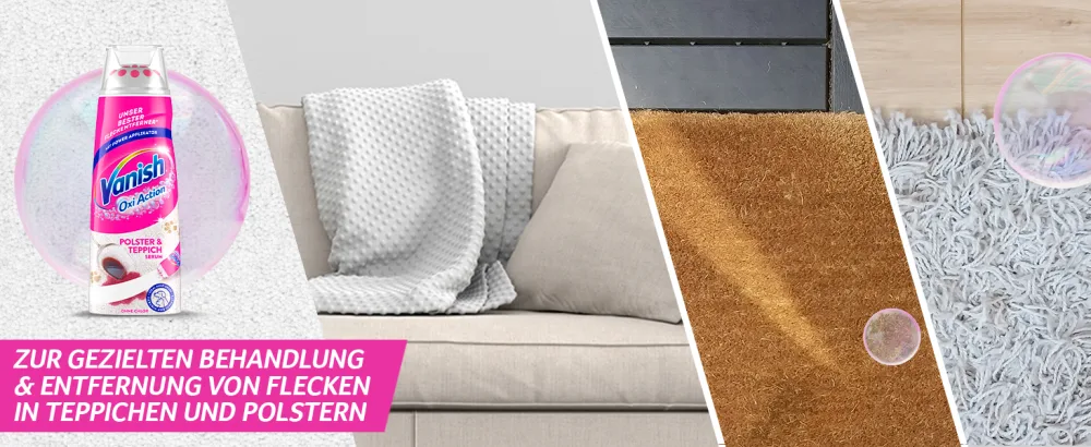 Vanish Oxi Action Carpet Serum Upholstery and carpet cleaner to remove stains 1 x 195 g - Fleckentfernung