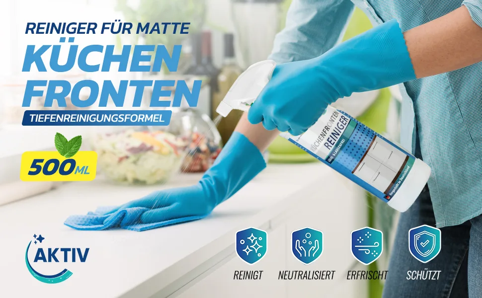 AKTIV kitchen front cleaner matt kitchen cleaner removes dirt without streaks 500 ml 1 - küchenfrontenreiniger