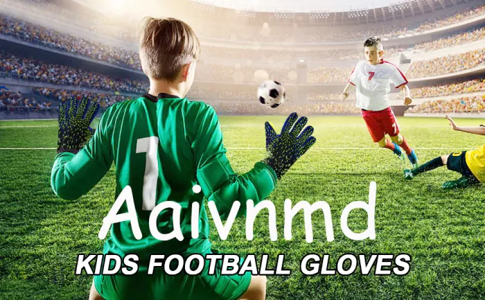 Aaivnmd Goalkeeper Gloves Children Boys Training Gloves Double Protection Strong Grip and Non-Slip 7 Yellow - Torwarthandschuhe sind