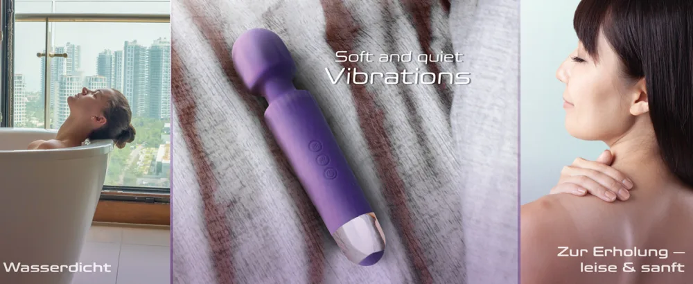 Probassion Massagestab Adora |Waterproof massage tab |Vibration massage |20 vibration modes with 8 intensity levels |Operating time approx. 1.5 hours |Quiet - propassion Massagestab adora