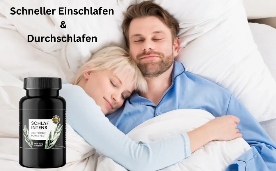 Sleep intensive premium capsule - finally sleep better - sleep aid for sleep disorders for better sleep and sleep problems - Endlich schnell Einschlafen und Duchrschlafen mit SCHLAF INTENS