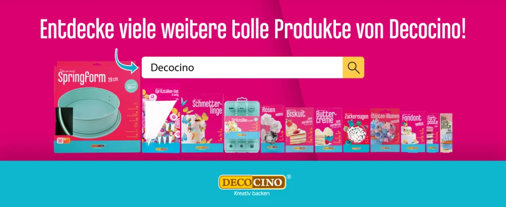Decocino cake drip white - chocolate taste - directly ready for use - back decoration for cakes cakes muffins cupcakes cake melts white - decocino