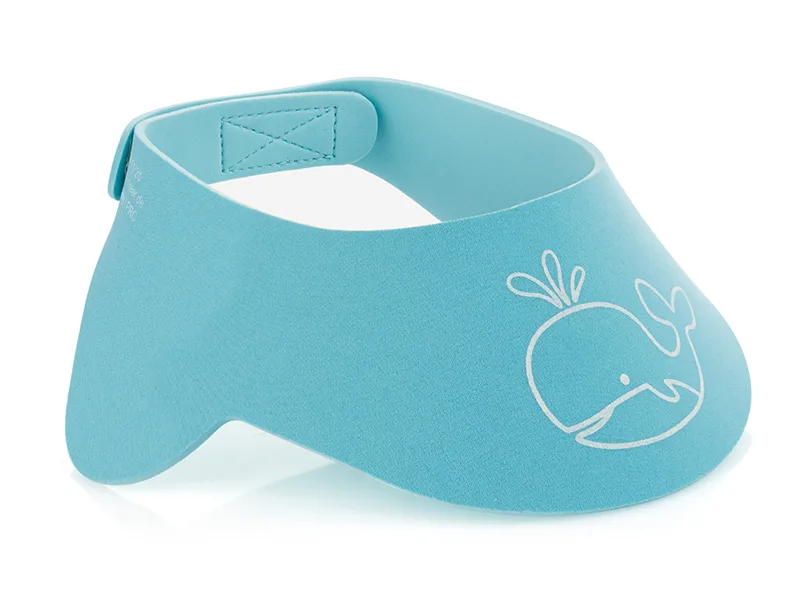 Reer MyHappyBath Cap Shampoo Protection protects your child from tears when washing hair continuously adjustable blue 40-55 cm head circumference - Shampoo-Schutz