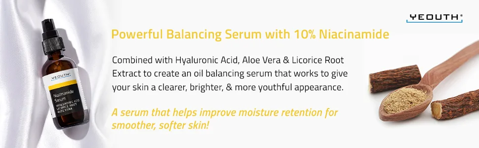 Yeouth Niacinamide Serum  1 fl oz (30 ml) - Niacinamide module 2