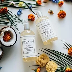 Deep Steep Bubble Bath Lilac Blossom 17 fl oz (503 ml) - brown sugar bubble bath