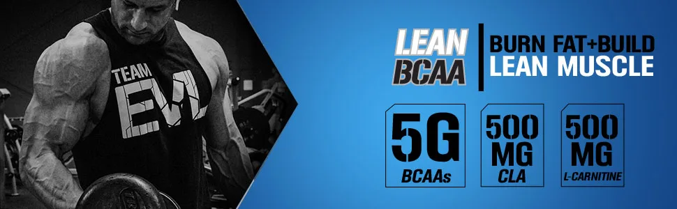 EVLution Nutrition LEAN BCAA Blue Raz 8.36 oz (237 g) - leanbcaa