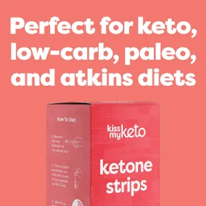 Kiss My Keto Ketone Strips 200 Urine Test Strips - Perfect for...