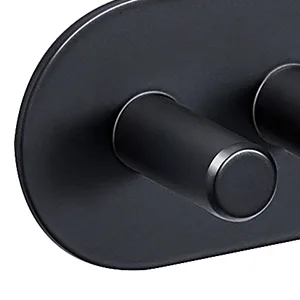 Split brush holder toothbrush holder electrical toothbrush stainless steel toothbrush holder black toothbrush bracket wall bracket electrical toothbrush bathroom toothbrush head holder - YYBO Zahnbürstenhalter