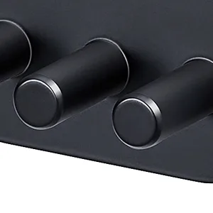 Split brush holder toothbrush holder electrical toothbrush stainless steel toothbrush holder black toothbrush bracket wall bracket electrical toothbrush bathroom toothbrush head holder - YYBO Zahnbürstenhalter