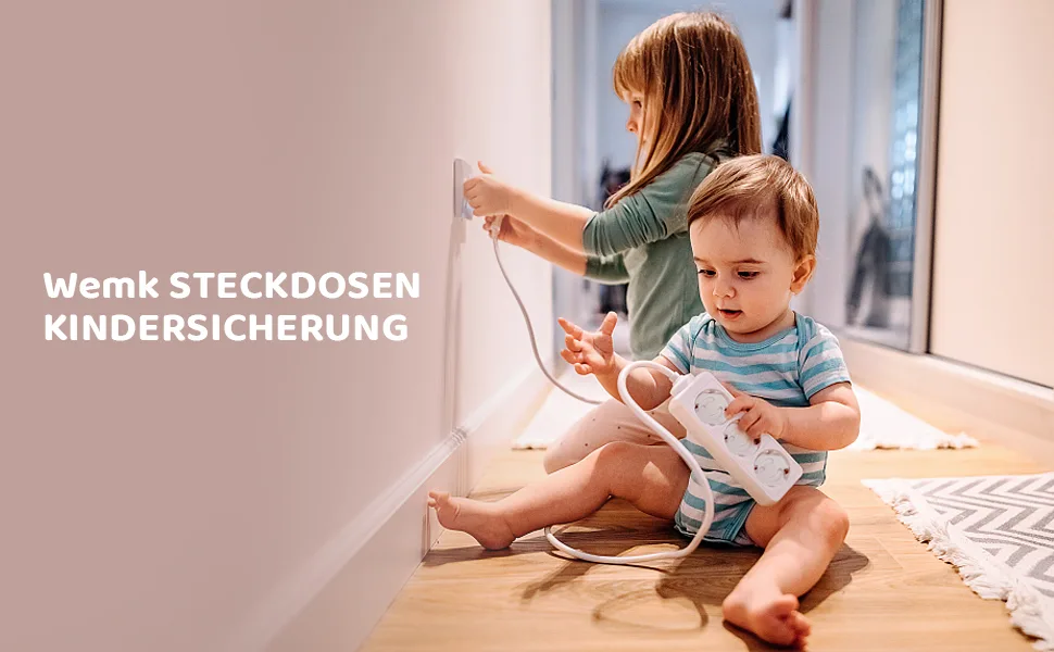 WEMK sockets child locking 30 pieces with Tesa adhesive tape socket protection with rotary mechanism child locking socket socket fuse for babies and children - Steckdosen Kindersicherung