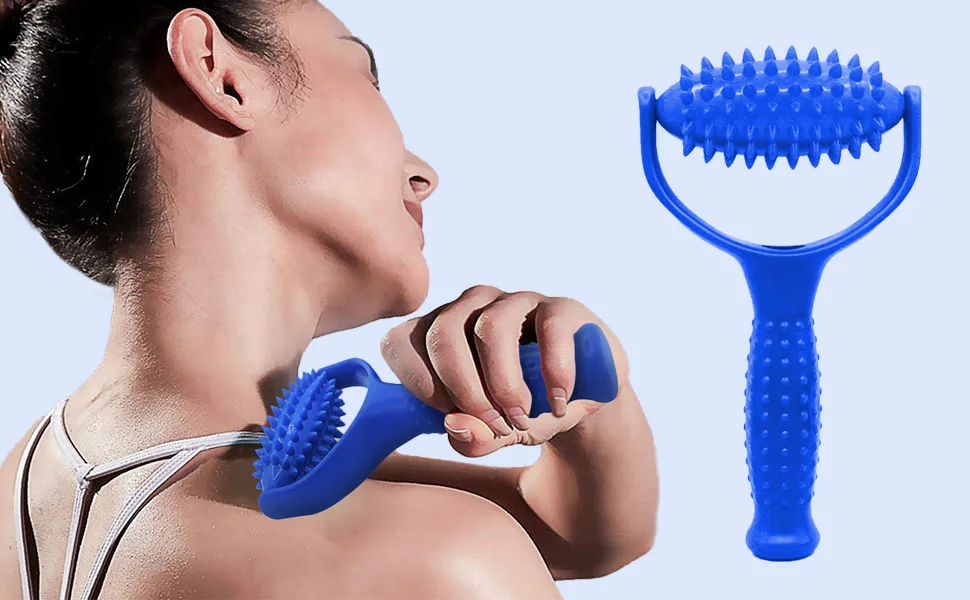 Massage balls Massage Roller massage roller with handle and nubs Massage ball Roller with a trigger point Self -massage roller roller roller roller ball for legs back arm shoulders muscle pain - product information 1