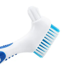 4 X Denture Brush Teeth Cleaning Brushes Portable Double Tip Denture Brushes - Falsche Zahnbürste