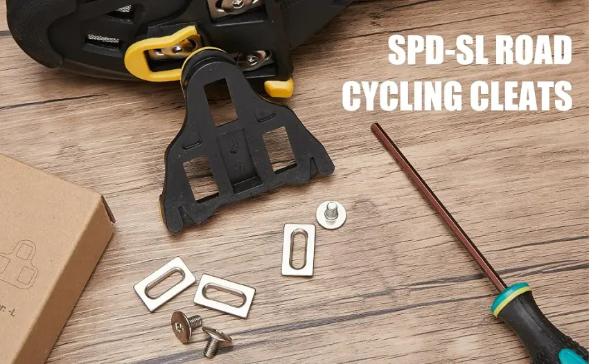 Bicycle shoes Cleats Compatible with Shimano Pedale Cycling Cleat Compatible with SPD SL Pedals Delta Clips (0/2/6 degrees Float) SH10 SH12 SH10 (0 degrees Float) - product information 1