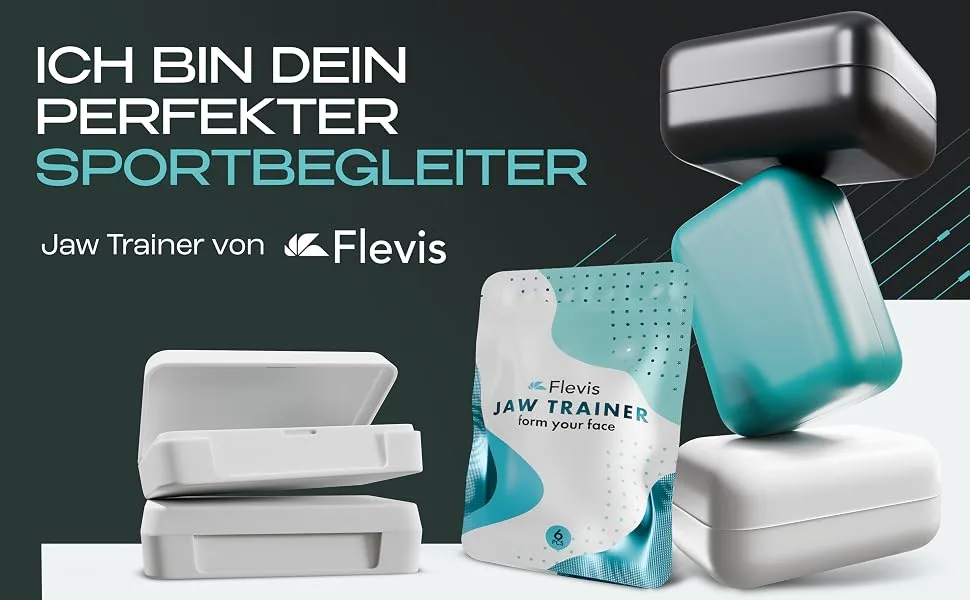 Flevis High -quality Jawline trainer - 6 pieces - durable pine coach 3 hard tests for beginners advanced and professionals manufactured in Belgium - Ich bin dein perfekter Sportbegleiter