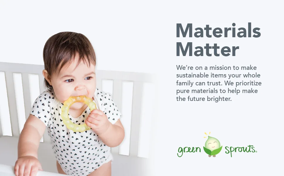 Green Sprouts Cooling Teether 3+ Months Purple Grape 1 Teether - materials matter