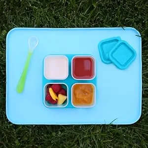 Green Sprouts Feeding Spoons 6-12 Months Aqua 2 Pack - green sprouts