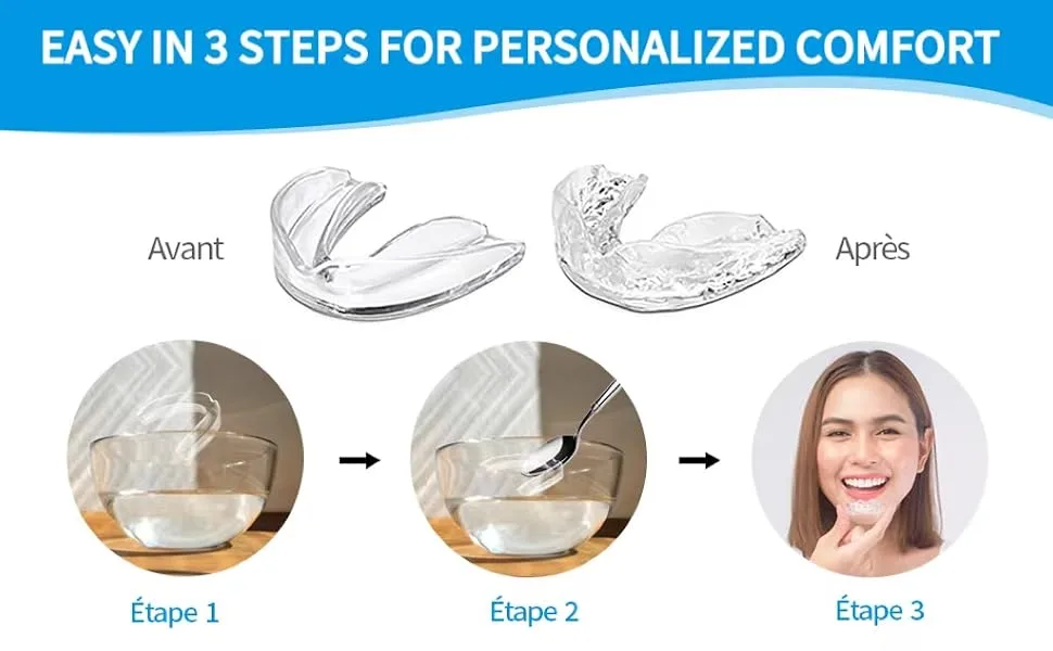 Bissing rails bite rail anti -snoring devices night Mouth Guard protects teeth gums & jaws mouth protection effectively prevent teeth prevent bruxism & snoring - product information 1