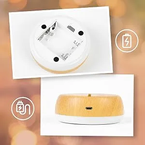 Thlevel personalized night light night lamp lamp bedside lamp 3 light modes with acrylic plate for children gift children's room bedroom living room b - product information 5