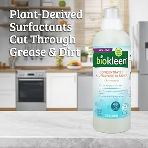 Biokleen All Purpose Cleaner Grapefruit Seed & Orange 32 fl oz (946 ml) - Plant derived cleaner
