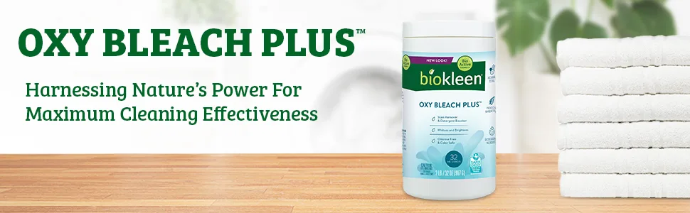 Biokleen Oxygen Bleach Plus 32 oz (907 g) - oxy bleach plus