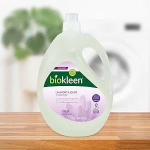 Biokleen Laundry Liquid Lavender Lily Essence 64 fl oz (1.89 L) - lavender lily liquid laundry