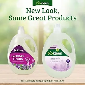 Biokleen Laundry Liquid Lavender Lily Essence 64 fl oz (1.89 L) - New Look