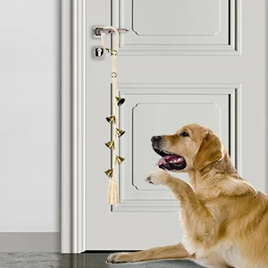 Yi boutique dog training bell length upgrade 92cm adjustable dog doorbell pet training door bells interaction bell training bell for pot training - Hundetraining Glocke