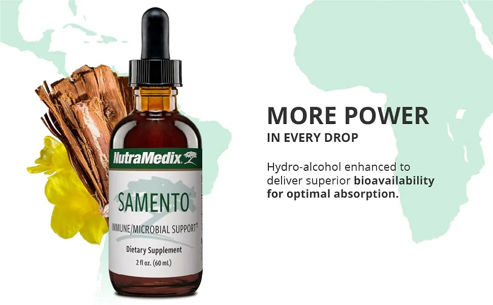 NutraMedix Samento Immune/Microbial Support 1 fl oz (30 ml) - samento