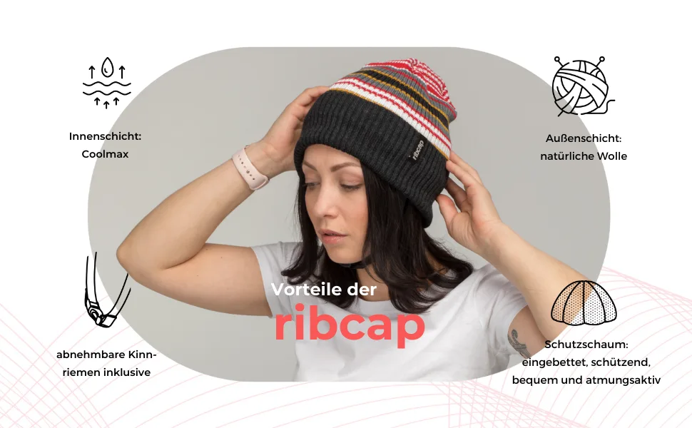 Ribcap Iggy - Medical Head Protection - Protective Helmet Epilepsy (New) Small (53-55 cm) Brown - Iggy 5