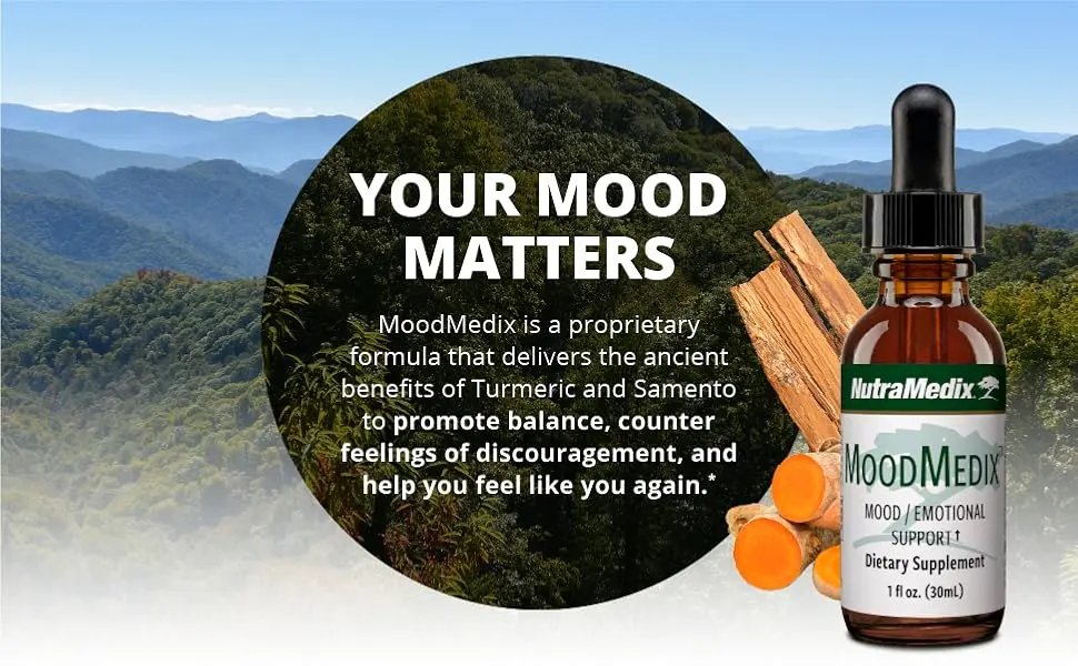 NutraMedix MoodMedix Mood/Emotional Support 1 oz (30 ml) - moodmedix