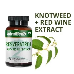 NutraMedix Resveratrol with Red Wine Extract 60 Vegetable Capsules - bottle