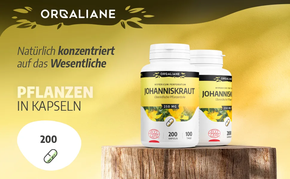 Bio John's wort - 250 mg - 200 capsules - Johanniskraut 1