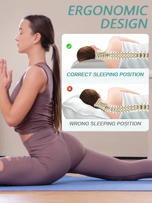 Refresh - neck stretcher & back stretcher back massage device and neck stretcher back stretch device to relieve neck pain & back pain - back stretchers