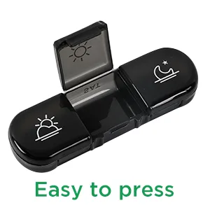 Aiqinu Pillendose 7 days 3 compartments pill box large compartments tablet box 7 days for on the go medication box 7 days tablets organizer - product information 3