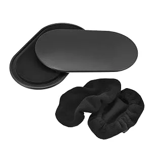 Sourcing Map Core slider oval slide slices with foot covers double-sided use in the home fitness studio for full body training red - product information 5