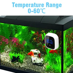 Aquarium thermometer mini aquarium thermometer digital LED display high-precision temperature sensor suitable for freshwater sea acquarius - product information 4
