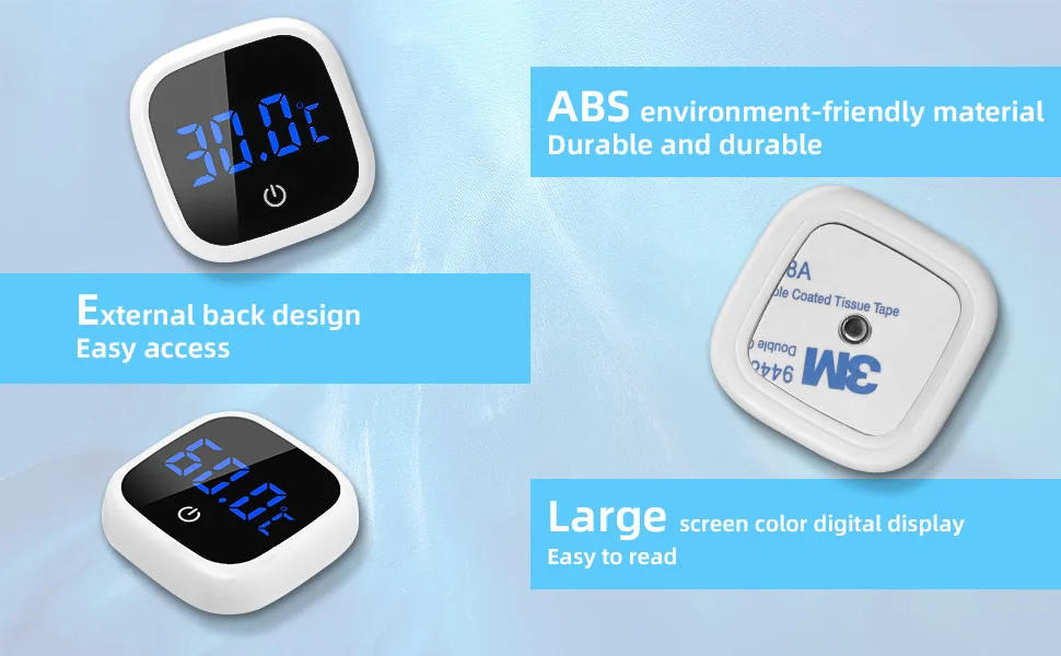 Aquarium thermometer mini aquarium thermometer digital LED display high-precision temperature sensor suitable for freshwater sea acquarius - product information 5