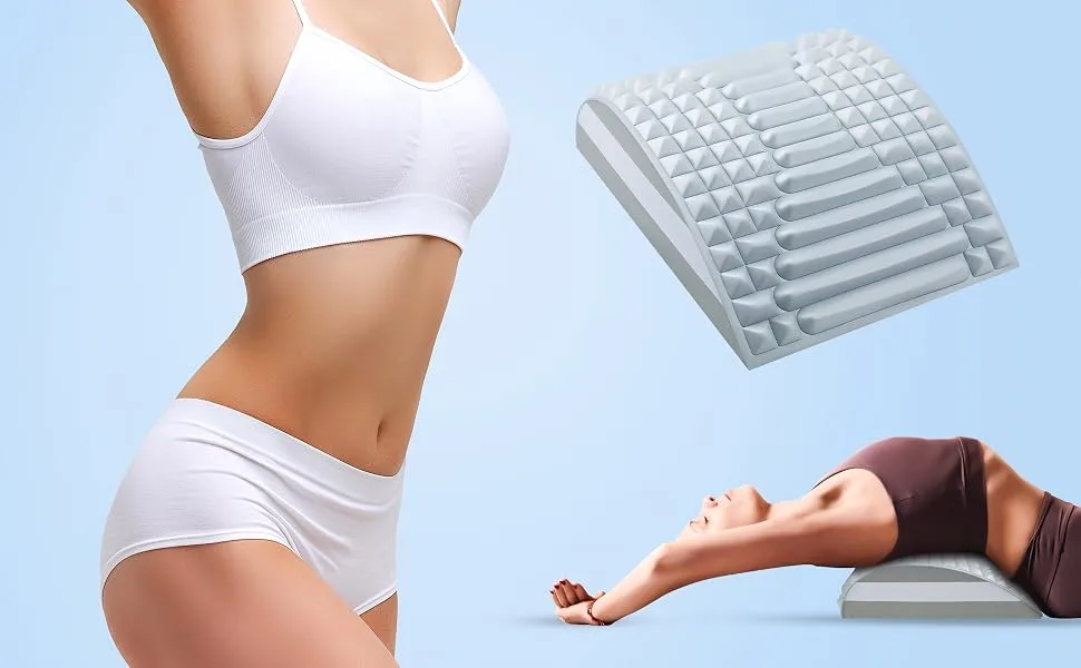 Ruggito neck and back extensor back massage device and neck stretcher 2 in 1 Neck & Back Stretcher for Pain Relief back stretching device for relieving the neck and back pain - Rückenstrecker und Nackenstrecker 2 in 1