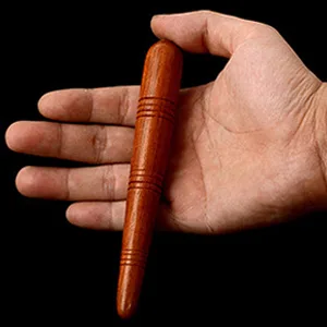 Cisixin 2 pieces wood massage sticks trigger point massage device massage sticks massage roller stick traditional tool thai massage body for feet legs neck back - Massagestab aus Holz