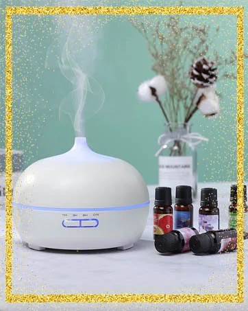 Czemo aroma diffuser for essential oils flame effect room fragrance Diffuser with salt lamp fragrance oil diffuse ultrasound aromatherapy diffuse humidifier with fragrance 200ml diffuser with salt crystals - Diffusor mit ätherischen Ölen