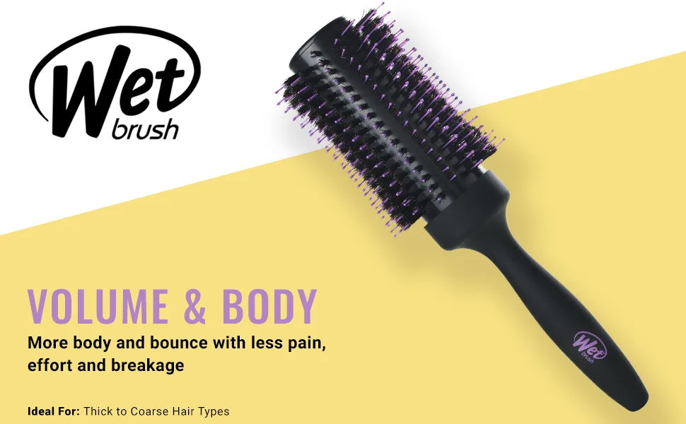 Wet Brush Break Free Volumizing Round Brush Thick/Course Hair 1 Brush - Wet brush