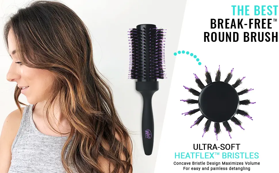 Wet Brush Break Free Volumizing Round Brush Thick/Course Hair 1 Brush - Wet brush