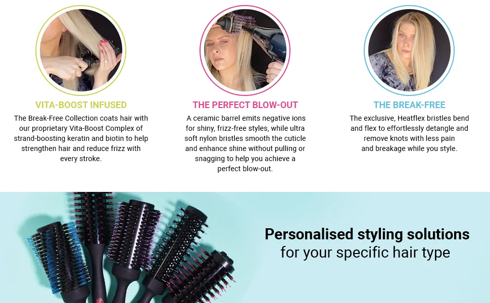 Wet Brush Break Free Volumizing Round Brush Fine/Medium Hair 1 Brush - Wet brush