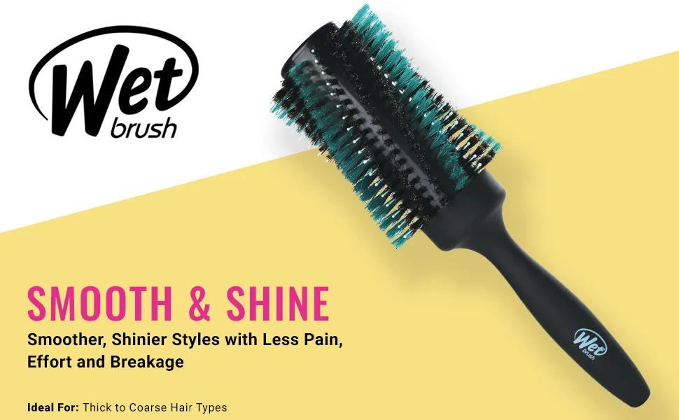 Wet Brush Break Free Smooth & Shine Round Brush Thick/Coarse Hair 1 Brush - Wet brush