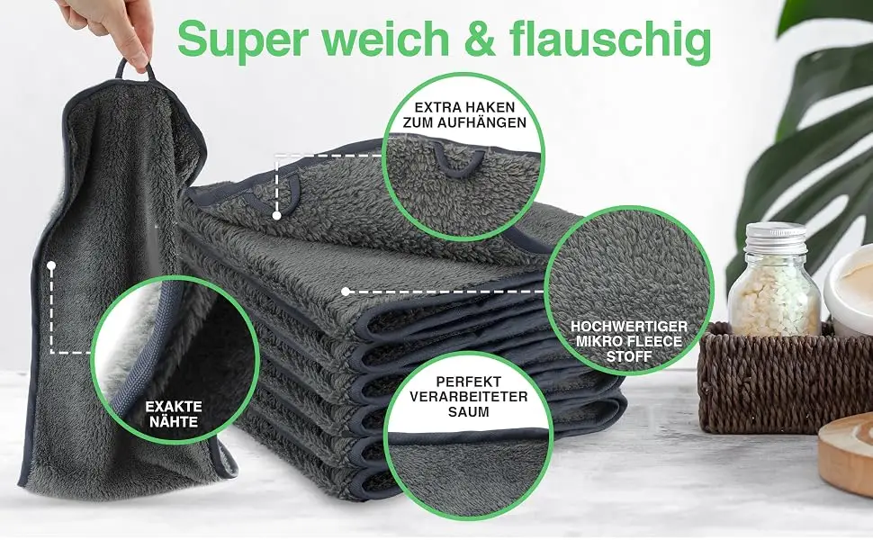Cosmetics compress cloth microfiber 25 x 70 soft fluffy premium compresses towels for studio & wellness compress warmers cosmetex (3 pieces gray) - Kompressen-Tuch grau Mikrofaser Kosmetik Tuch