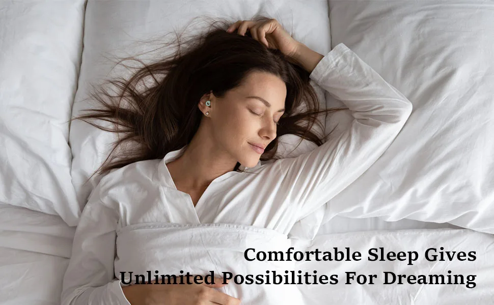Jayine earplugs for sleeping reusable soft silicone earplugs hearing protection sleep earplugs SNR 30dB for snoring work study and travel XS/m/l - green - product information 2