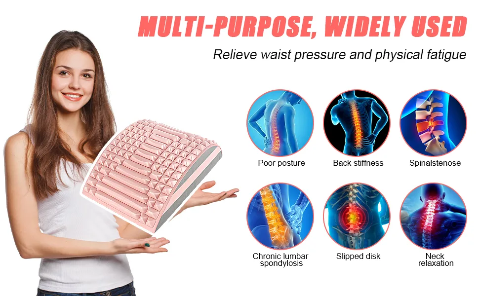 Xeerun align neck and back extensor new life massage back and neck stretcher refresh back extensor and neck stretcher 2 in 1 Neck & Back Stretcher for Pain Relief Nakedknacker - Rückenstrecker Nackenstrecker