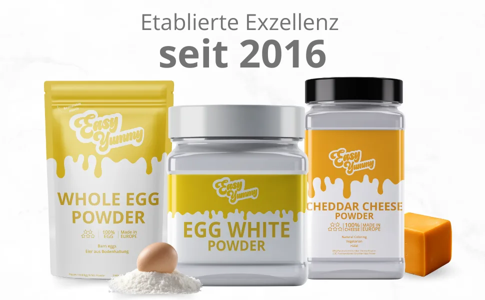Easy Yummy egg white powder for baking 500 g 100% egg powder - eiklar eiklarpulver egg white eipulver eiersatz eiklar pulver egg white powder ei ersatz pulver