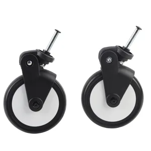 Stroller wheels replacement universal stroller rubber wheels accessories for Yoya/Vovo wheel stroller with tools (front tire) - product information 2