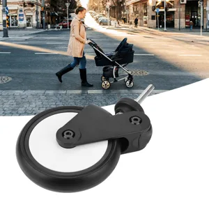 Stroller wheels replacement universal stroller rubber wheels accessories for Yoya/Vovo wheel stroller with tools (front tire) - product information 3